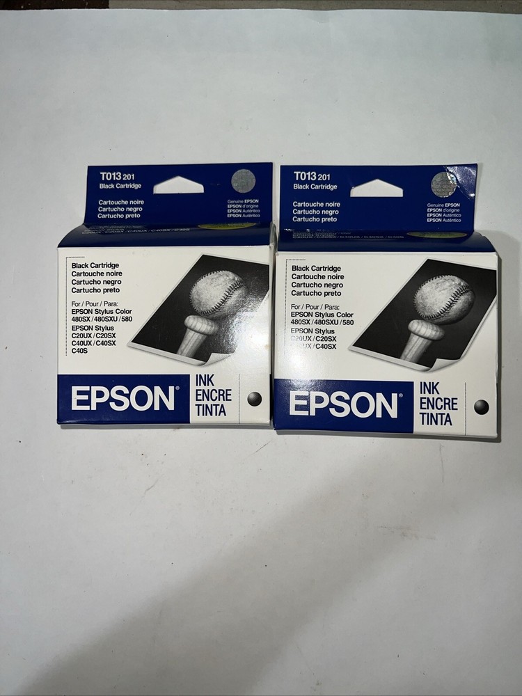 Genuine Epson T013 201 Genuine Black Ink Cartridge - FREE SHIPPING