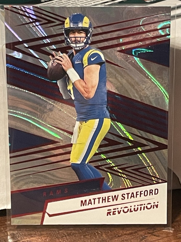 2025 Panini Revolution Swirl Parallel Sam’s Club Exclusive Matthew Stafford