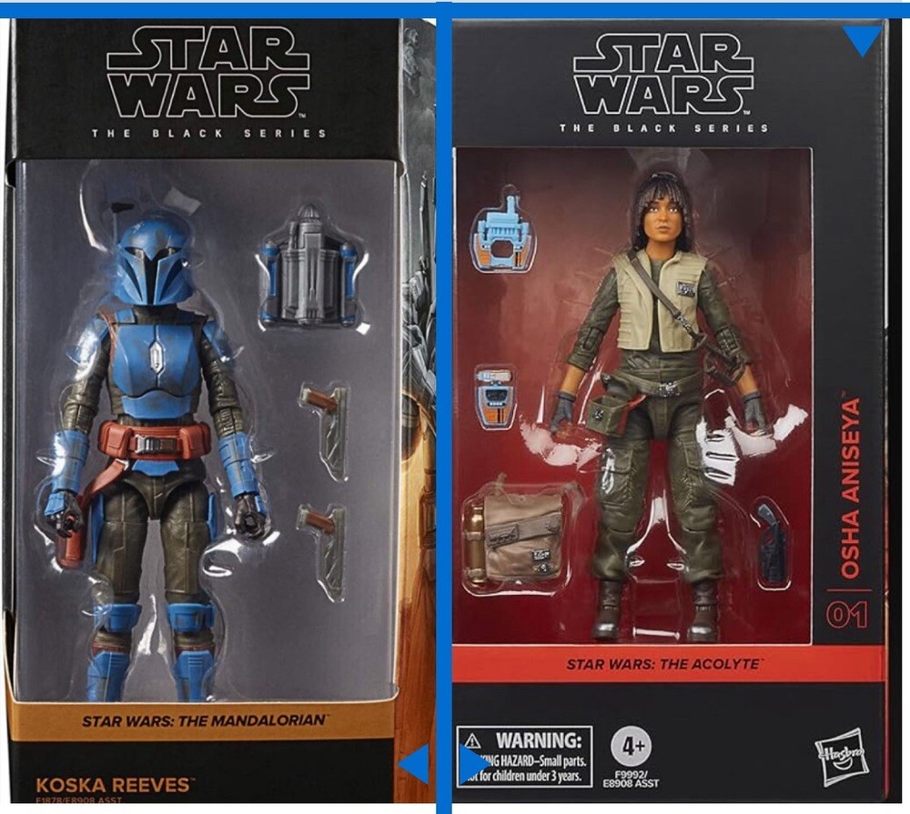 Star Wars Black Series Lot Of 2 Osha Aniseya Koska Reeves New Sealed