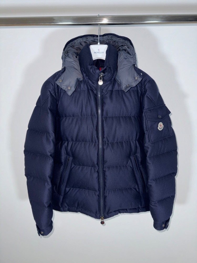 Moncler Montgenevre Navy Blue Jacket Size 3 Large L
