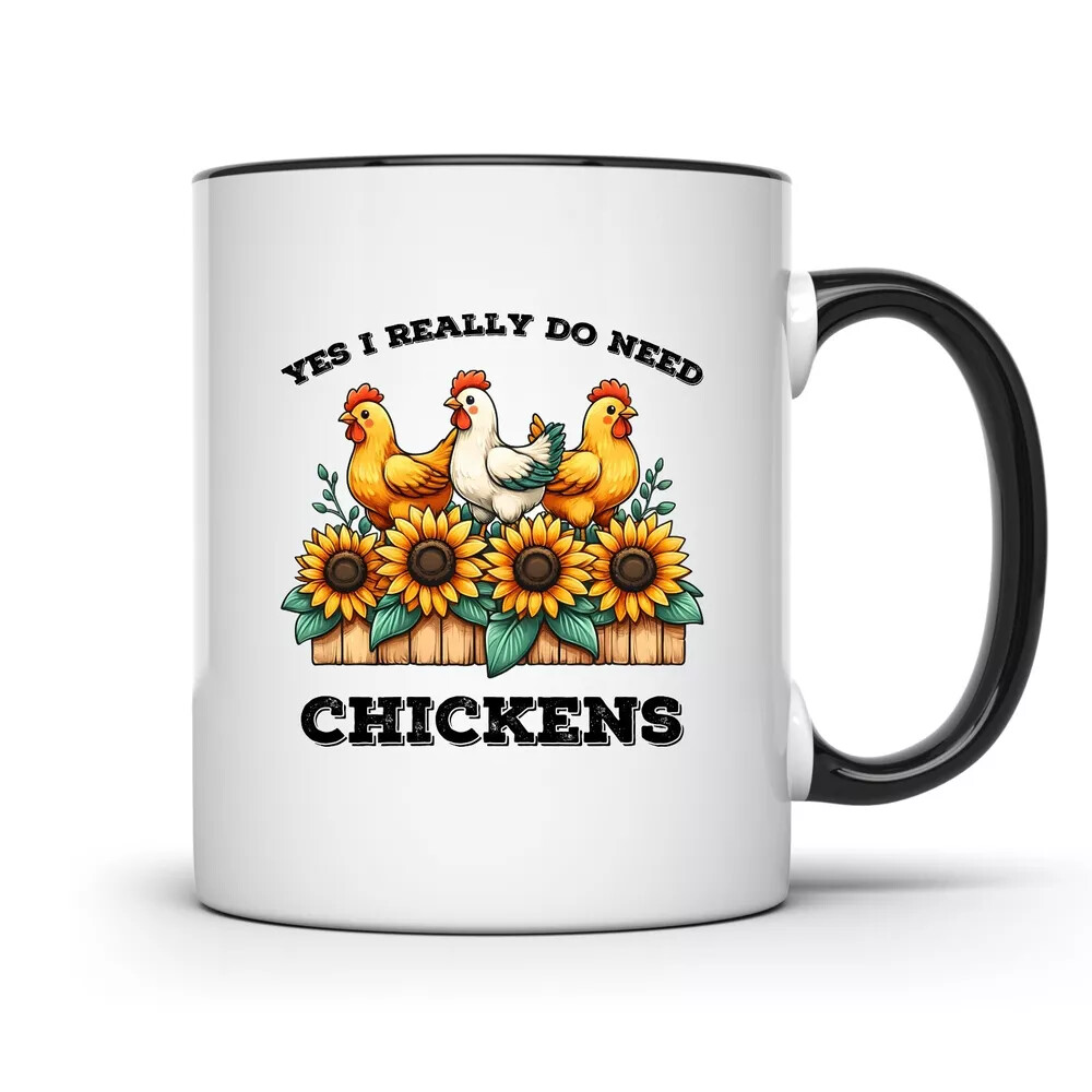 FUNNY CHICKEN 11 OUNCE FUNNY COFFEE MUG CUP