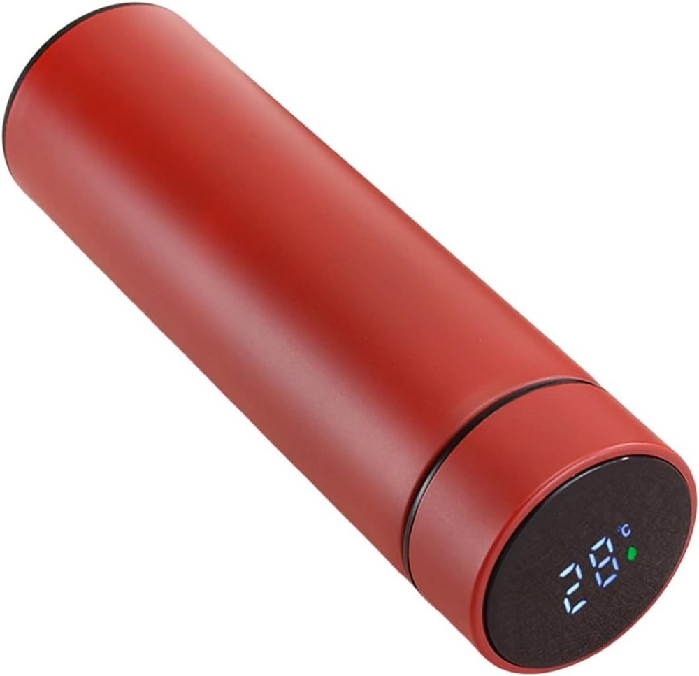 Smart Water Bottle 16.9oz Stainless Steel Vacuum Flask with LED Display Tumbler