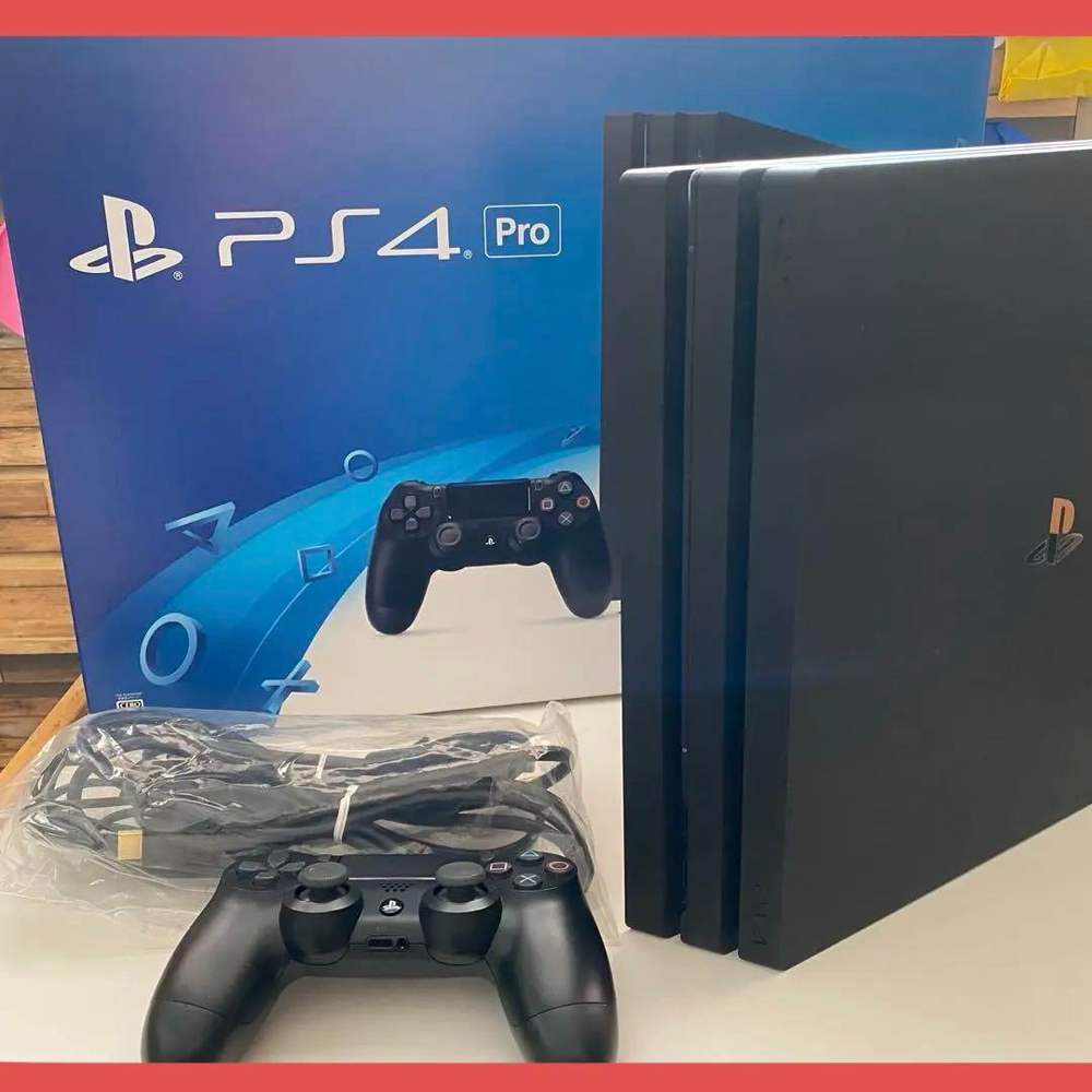 Sony PlayStation 4 Pro 1TB Jet Black CUH-7000BB01 Console with Original Box