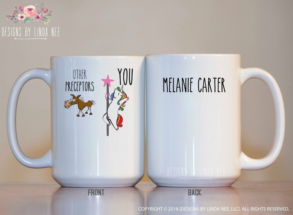 Unicorn Mug Funny Gift For Preceptor Nurse Appreciation Gift Gift For Mentor