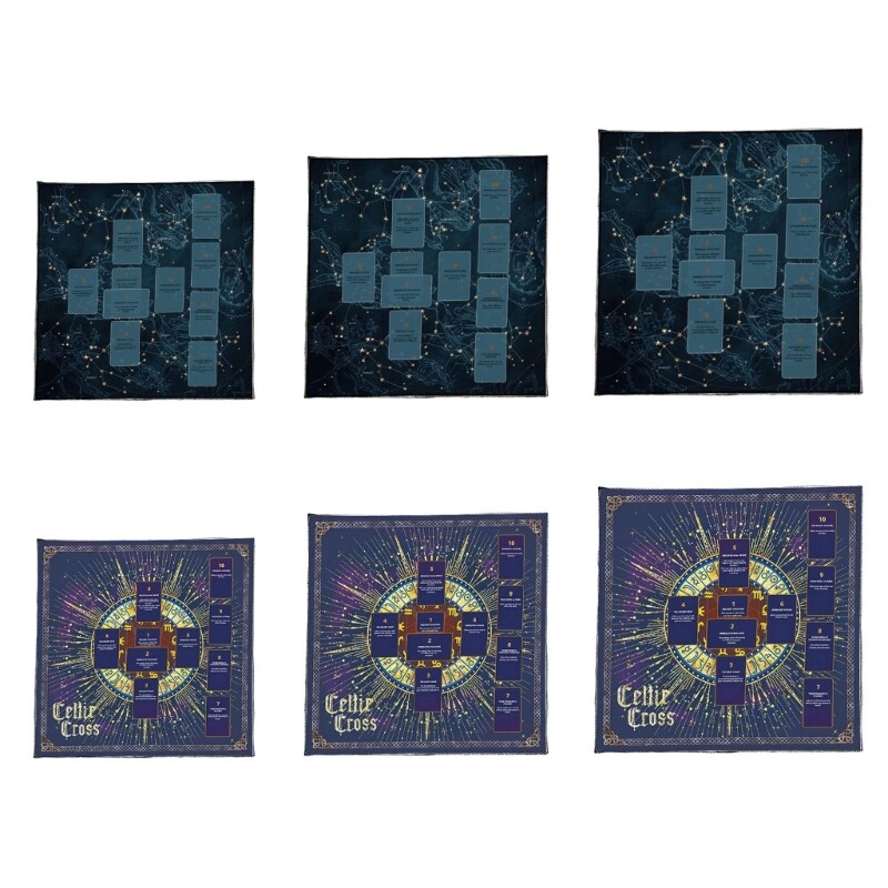 Astrology Divination Tapestry Tarot Reading Card Tablecloth for Altars  