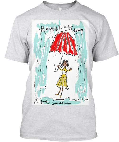 Rainy Day Tee T-shirt Made in the USA Size S to 5XL