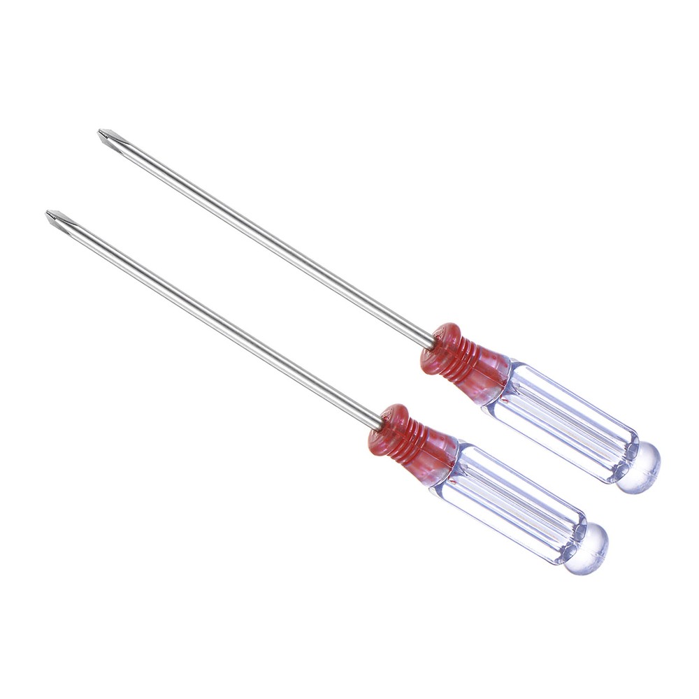 2pcs 3.0mm Phillips Screwdriver 127mm with Anti-Slip Handle