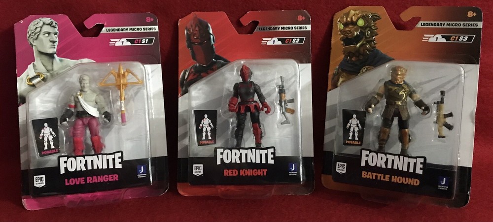 3pc NEW Fortnite Legendary Micro Series 3