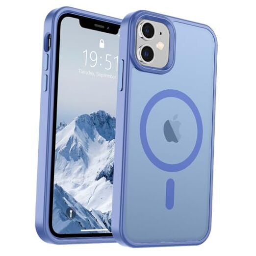 Magnetic for Case [Compatible with MagSafe] [10 FT iPhone 11 Blue Purple