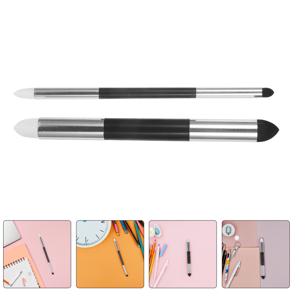 2-Piece Double-Sided Sponge Art Pens for Drawing & Painting
