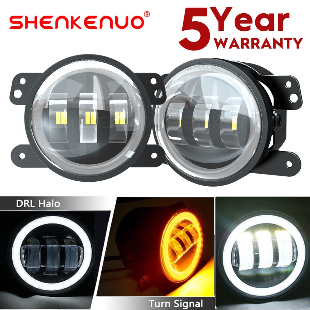 2PCS LED Fog Lights For Subaru Forester XV Crosstrek 2014-2020 Front Bumper Lamp