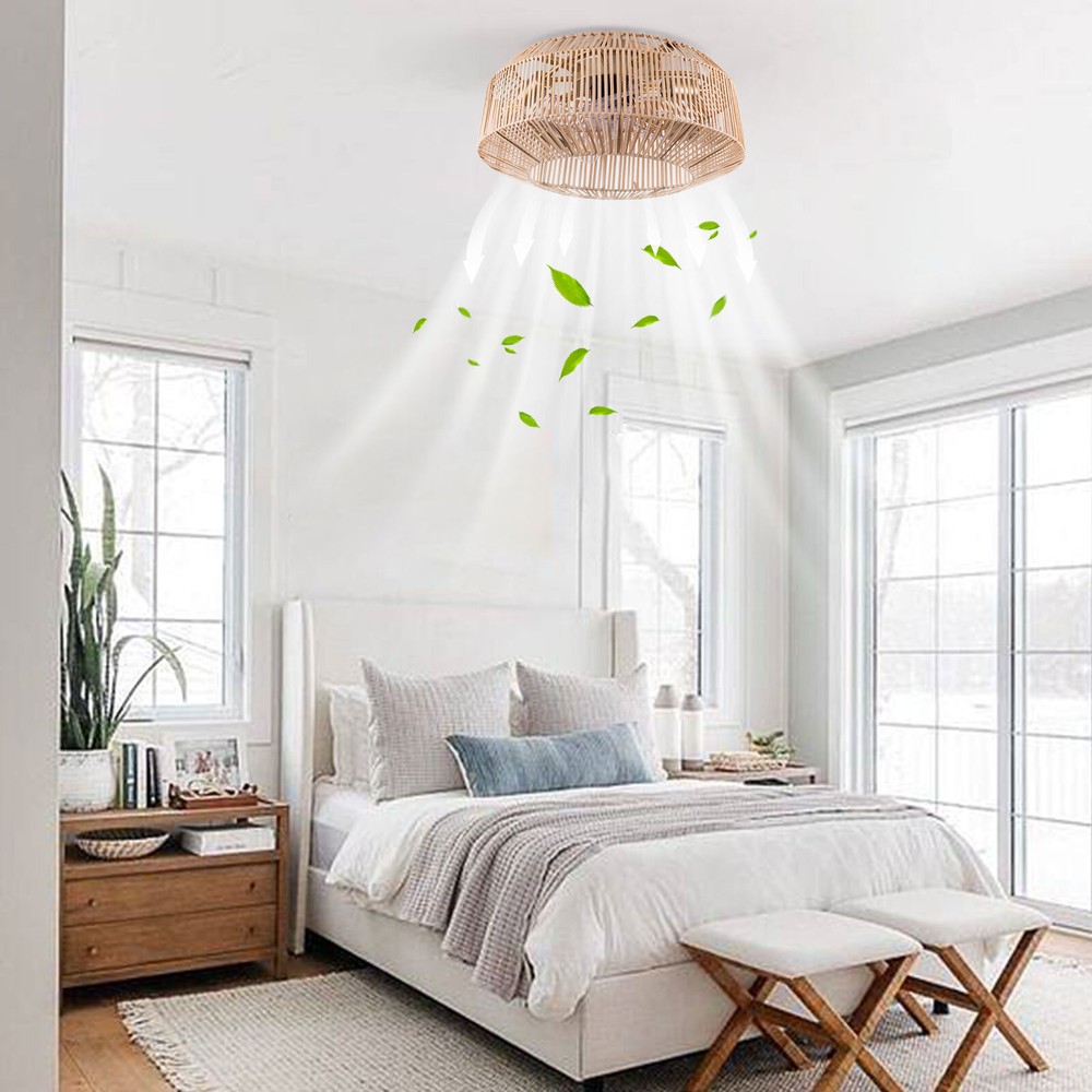 18.5 Inch 40W E26 Ceiling Fan Light with Remote Control