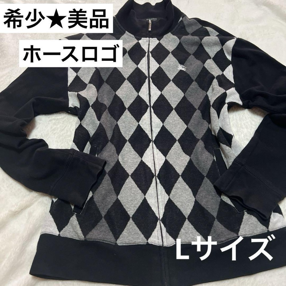 Burberry Black Label Drivers Knit Zip Blouson F/S from Japan