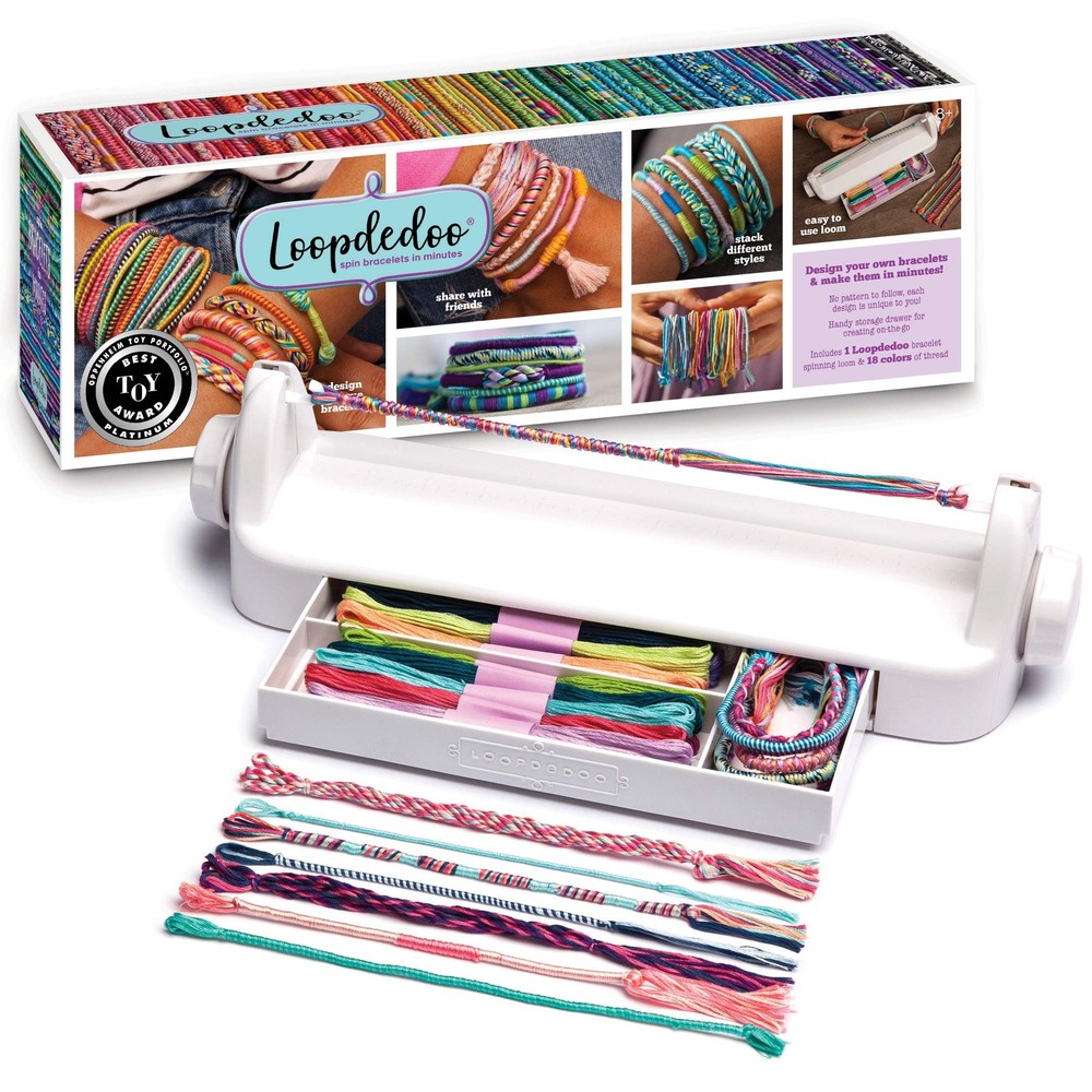 Loopdedoo - Friendship Bracelet Maker Kit - DIY Friendship Bracelets in Minutes