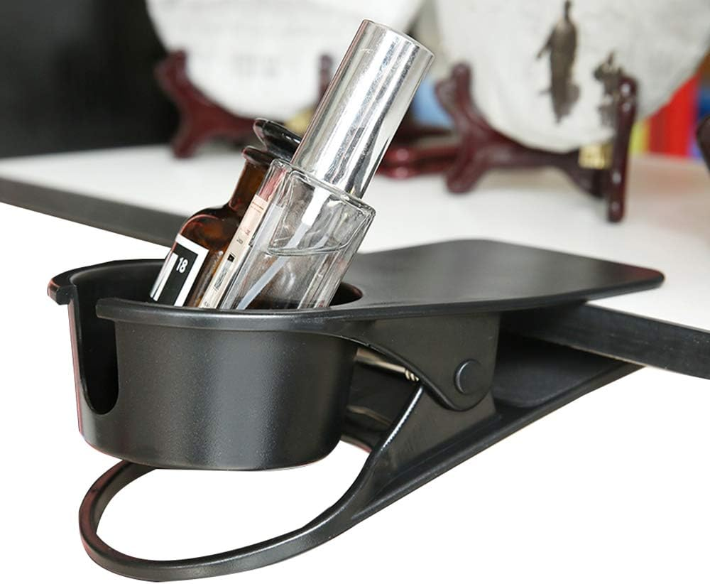 Drinking Cup Holder Clip Home Office Table Desk Side Clip Water Drink Beverage S