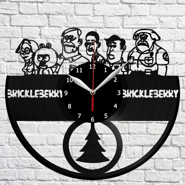 Brickleberry Vinyl Record Wall Clock Home Fan Art Decor 12