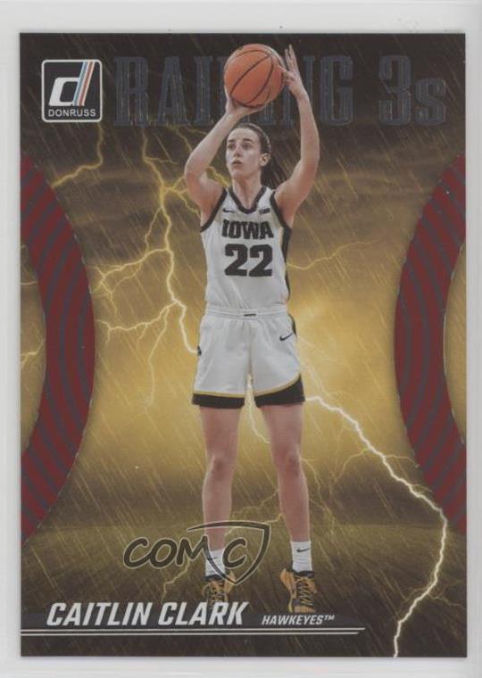 2024 Panini Collection Reigning 3's Target Caitlin Clark #R1 Rookie RC