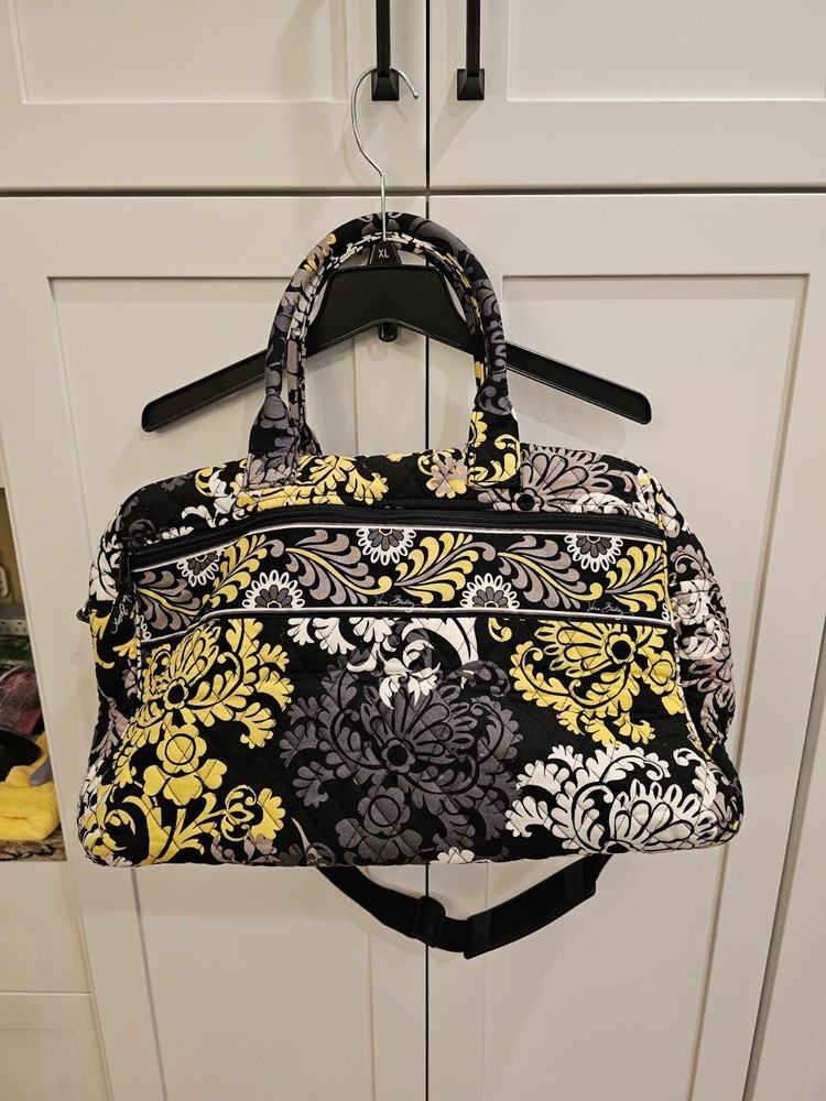 VERA BRADLEY Overnight Travel Bag Retired Baroque Carry On Shoulder Strap