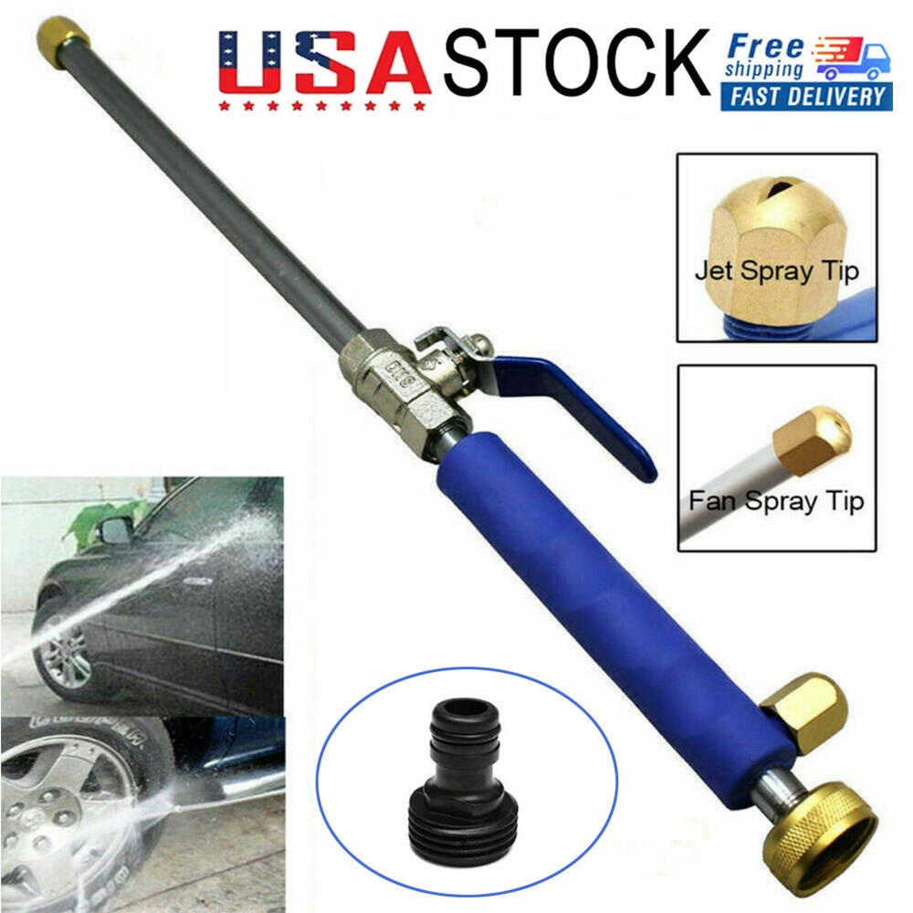 High Pressure Power Washer Water Spray Gun Nozzle Wand Attachment Garden Hose