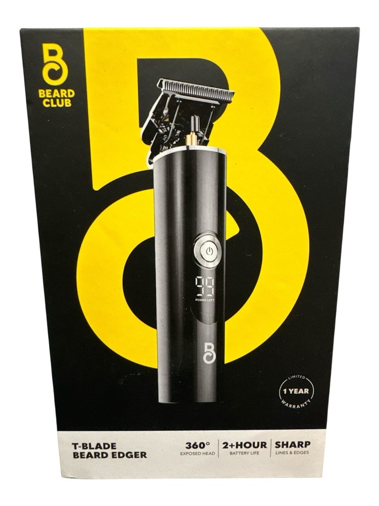 Beard Club T-Blade Beard Edger Trimmer | Brand New Sealed ✅