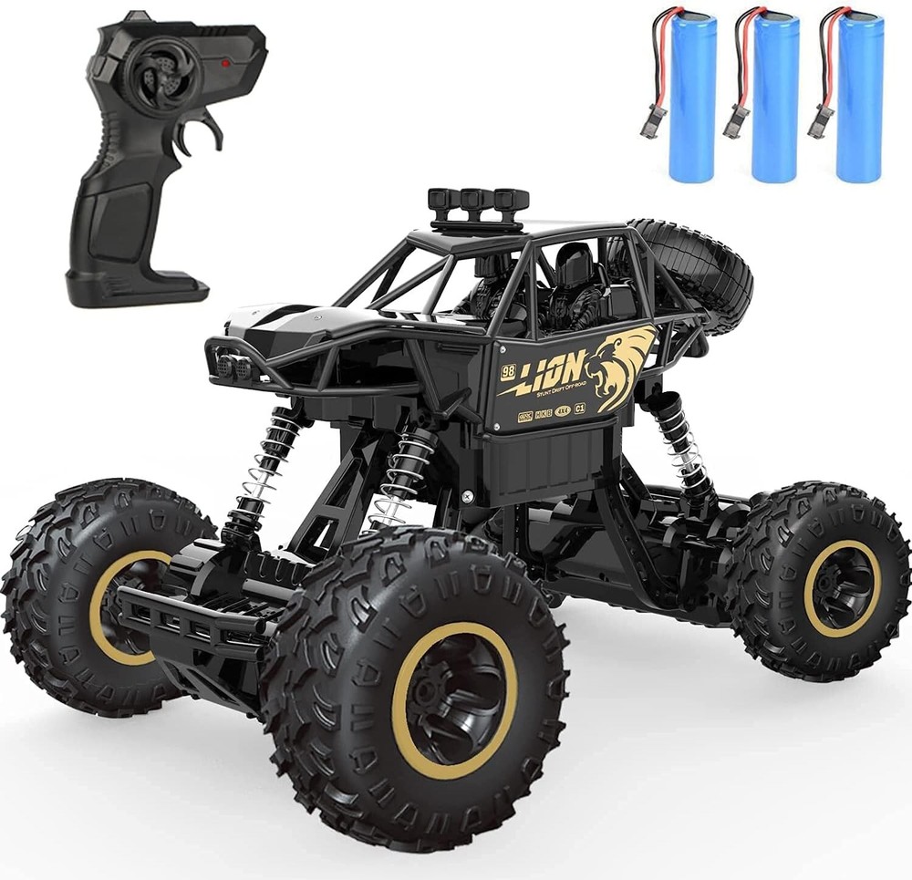 4DRC C3 RC Cars,Remote Control Off Road Monster Truck, Metal Shell Car 2.4Ghz