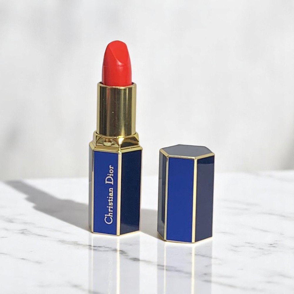 Christian Dior Rouge Lipstick 444 Red Sealed France Beauty Makeup