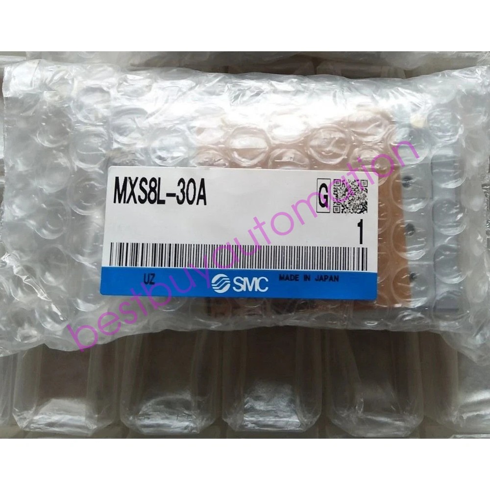One New SMC MXS8L-30A Cylinder MXS8L30A Expedited Shipping