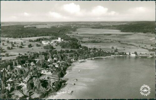 Postcard Herrsching a. Ammersee with view to Lake Pilsensee (No. 731) -III