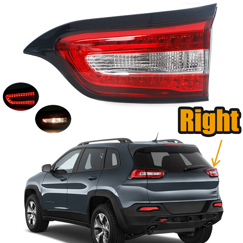 Right Inner LED Tail Light Rear Tail Lamp Brake Lamp For Jeep Cherokee 2014-2018