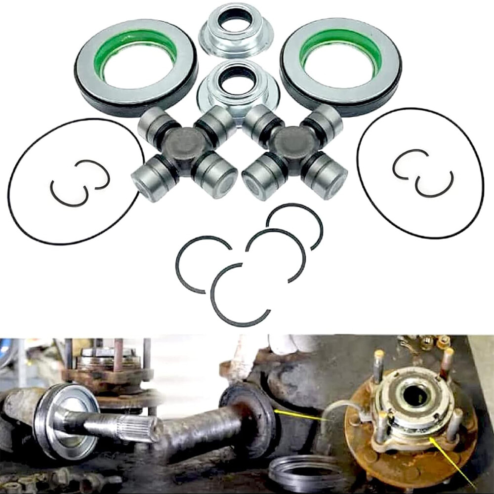 05-14 Ford F250 F350 Super Duty Front Axle Seal & Greasable U Joint Kit