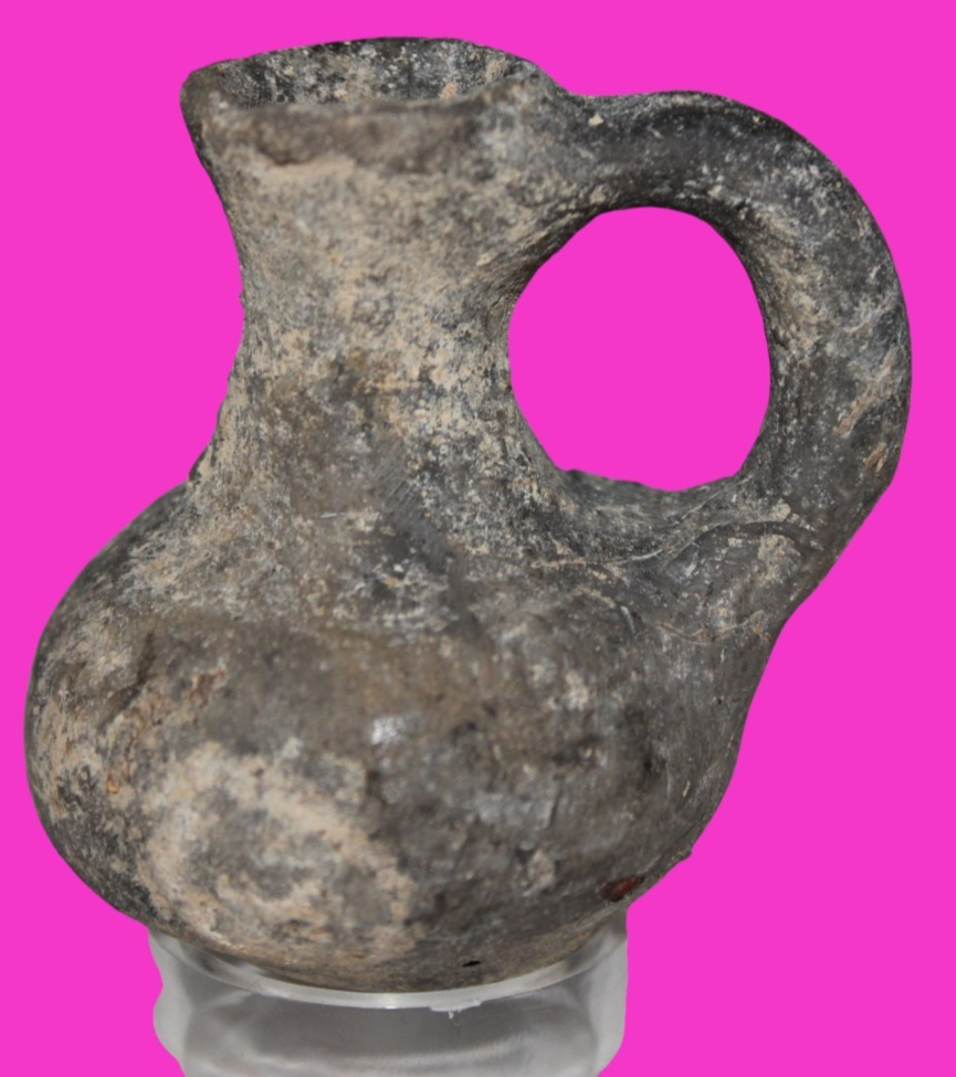 Ancient Holy Land Artifact King David Mini Jugglet Christ Home Land 1000BC COA 2