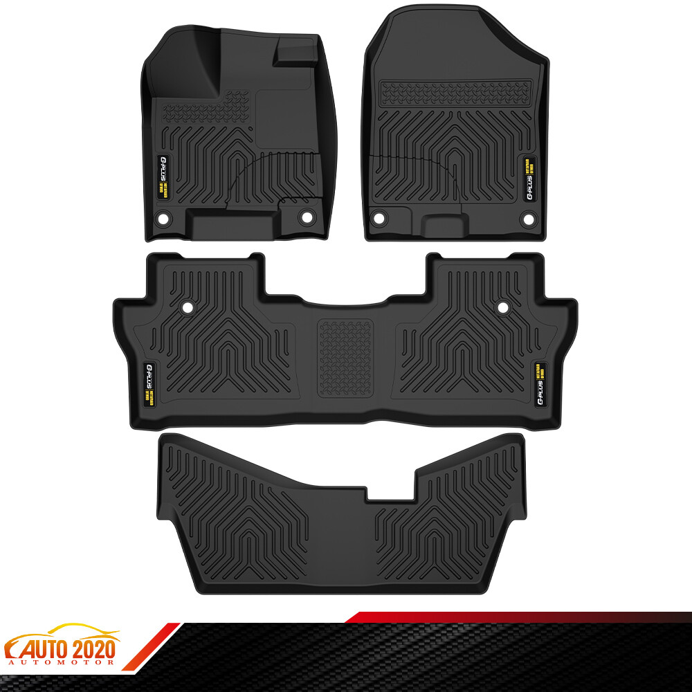 Fit For 16-22 Honda Pilot TPE 3D Molded All Weather Floor Mats Liner