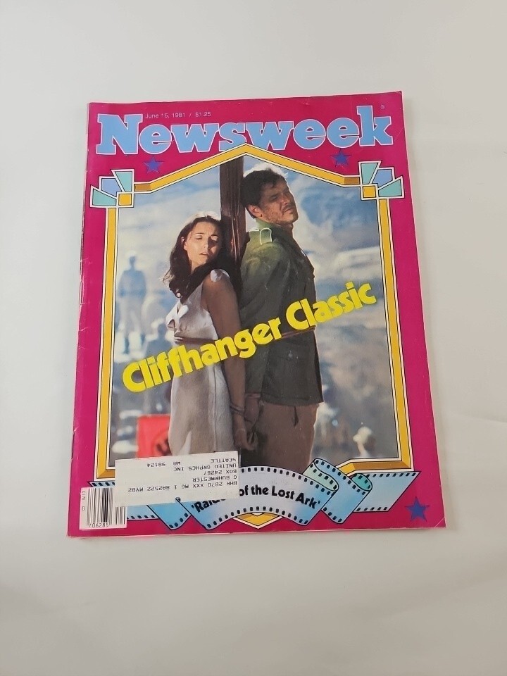 NEWSWEEK Magazine JUNE 15 1981 HARRISON FORD RAIDERS OF THE LOST ARK Cover