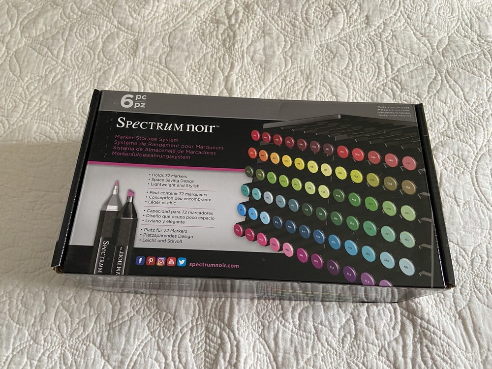 Marker Storage Organizer Marker Holder 72 Slots Marker Organizer for Desk wit...