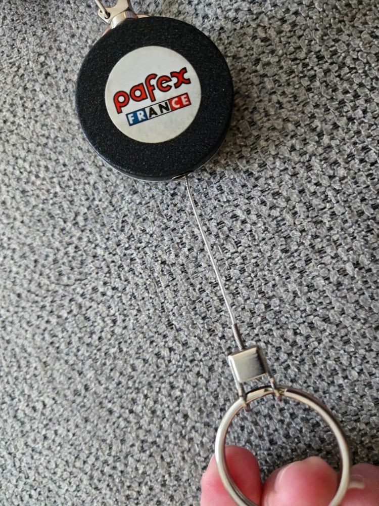 Pafex France Retractable Key Chain Clip Retractable Line Clip Key Chain