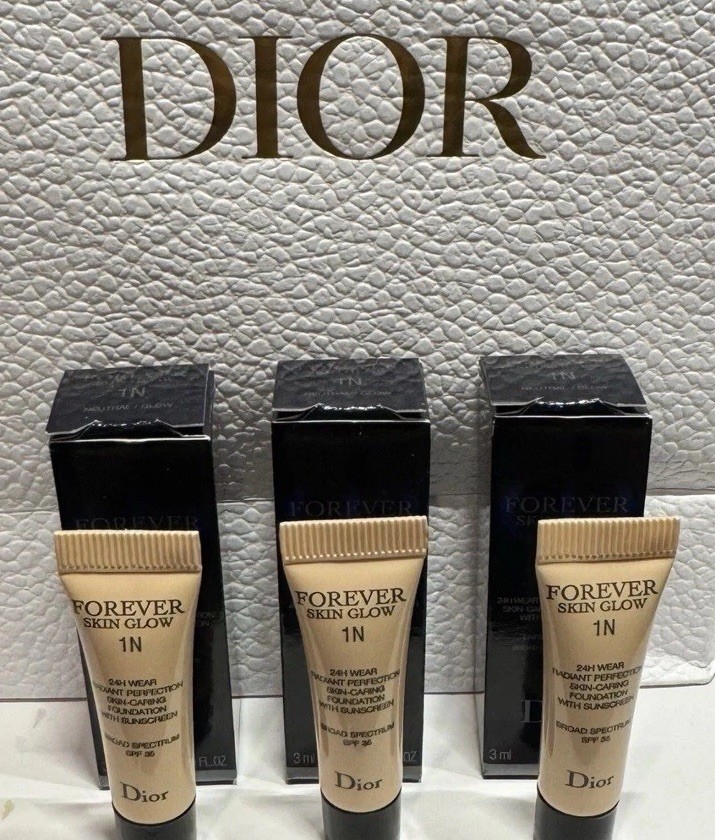 Dior Forever Skin Glow Foundation Mini 1N Neutral 3ml New In Box