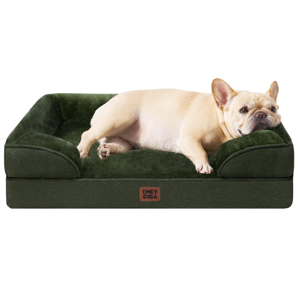 Orthopedic Dog Bed for Small Dogs, Waterproof Memory Foam Small Dog Beds with...