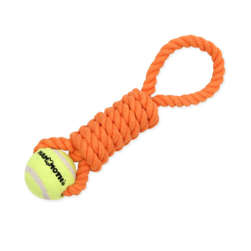Mammoth Pet Products Twister Pull Tug w/Ball Dog Toy Or