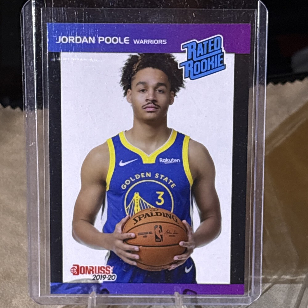 2019-20 Panini Instant 1989 Donruss R-R Retro #23 Jordan Poole RC /3431