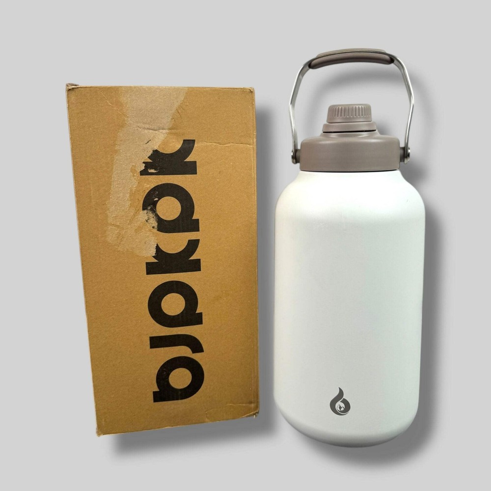 BJPKPK 1 Gallon Insulated Water Bottle | Stainless Steel Large Jug