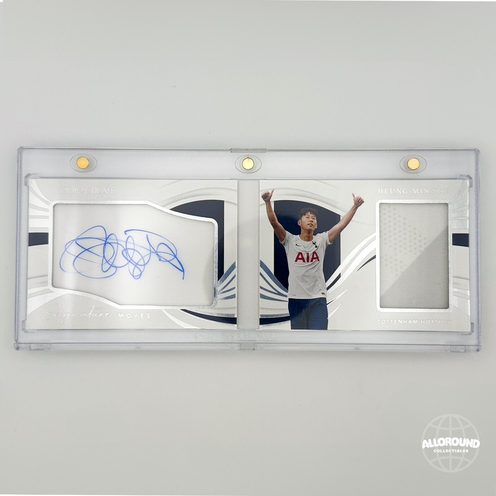 2021 Panini Immaculate Heung-Min Son Jersey Booklet Autograph #20/64 Tottenham