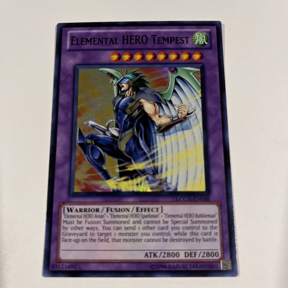 Elemental HERO Tempest LCGX-EN048 Legendary Collection Duel Academy