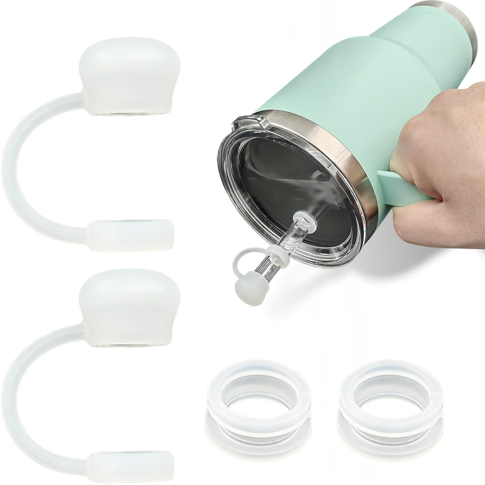 Silicone Spill Stopper for YETI Straw Cups Mugs Tumblers Accessory  