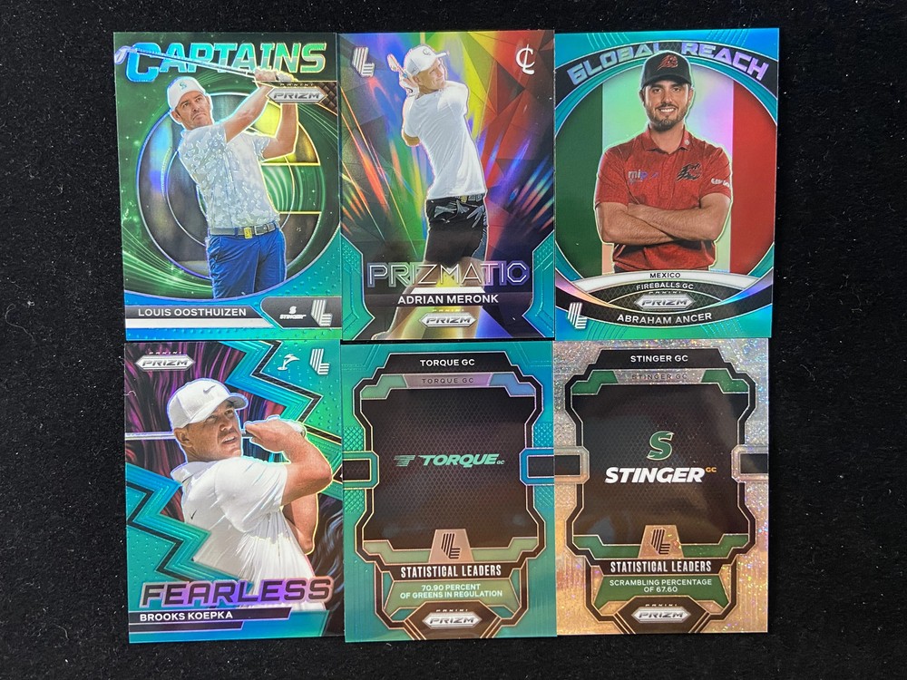 2024 Prizm LIV Golf Captains Teal Louis Oosthuizen Koepka /199 /299 LOT*6 KM029
