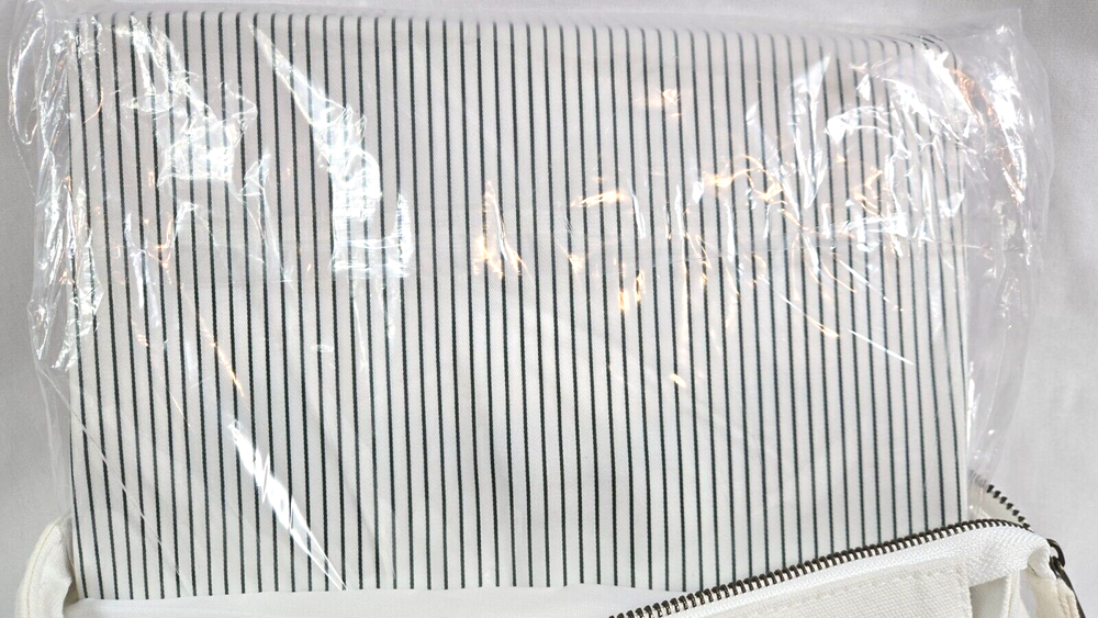 New Cozy Earth Bamboo King Jade Pinstripe Fitted Sheet with Free Canvas Bag