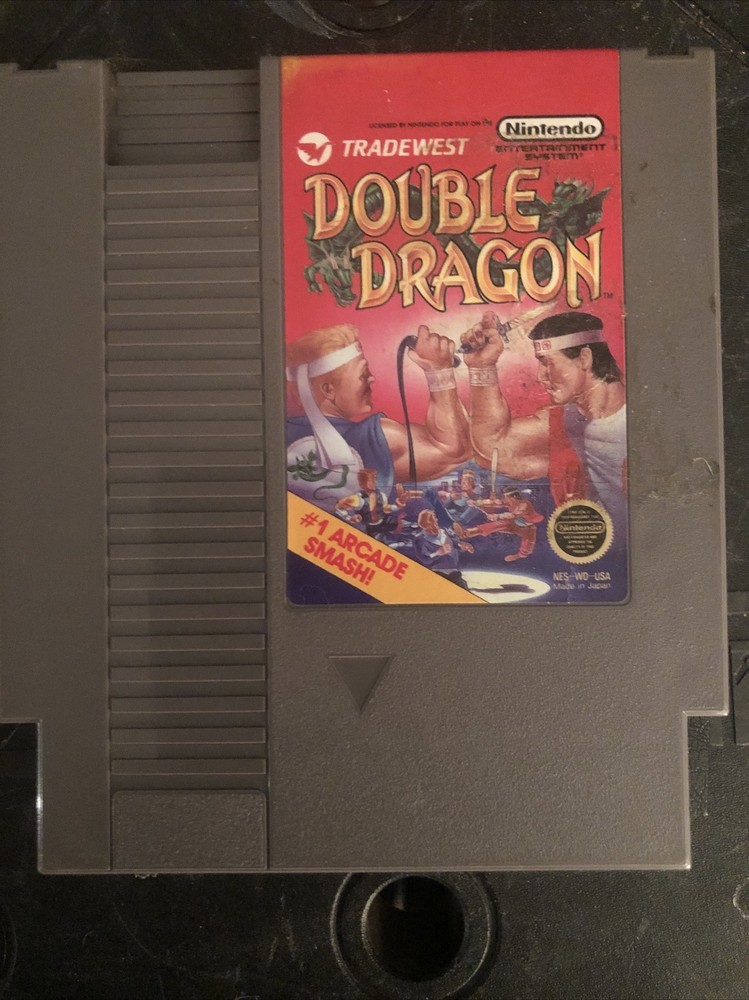 Double Dragon NES 1988 Classic Arcade Fighting Game-image