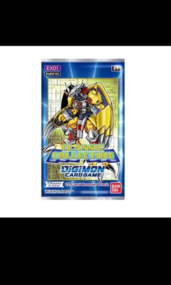 Digimon Card Game: Classic Collection (EX-01) Booster Pack - Brand New & Sealed