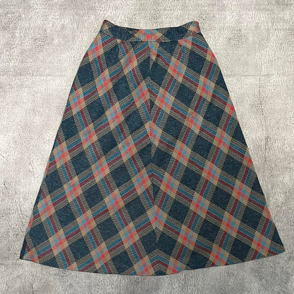 Beautiful retro gingham maxi skirt