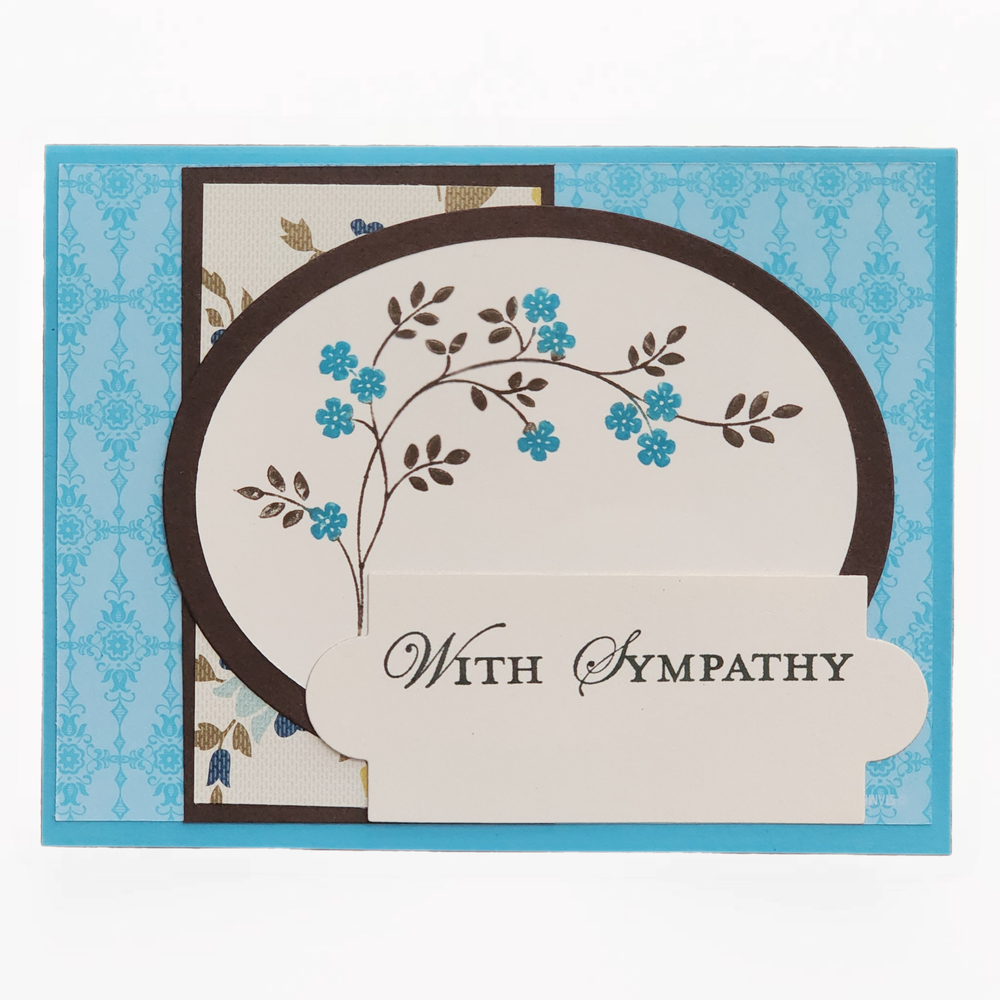 STAMPIN' UP! WITH SYMPATHY CARD KIT OF FOUR (4)