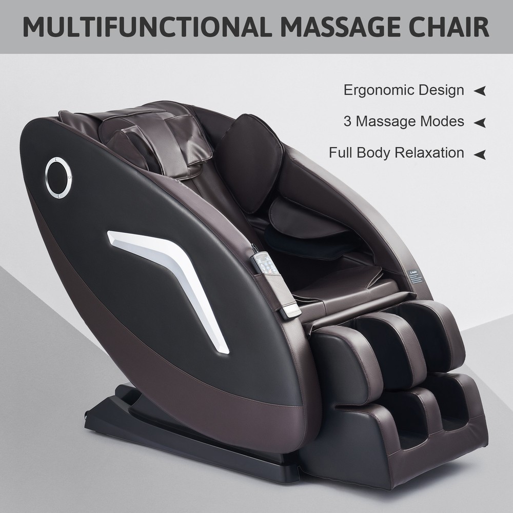 Premium Full Body Zero Gravity Massage Chair w 22 Nodes Heat 330lb Capacity-image